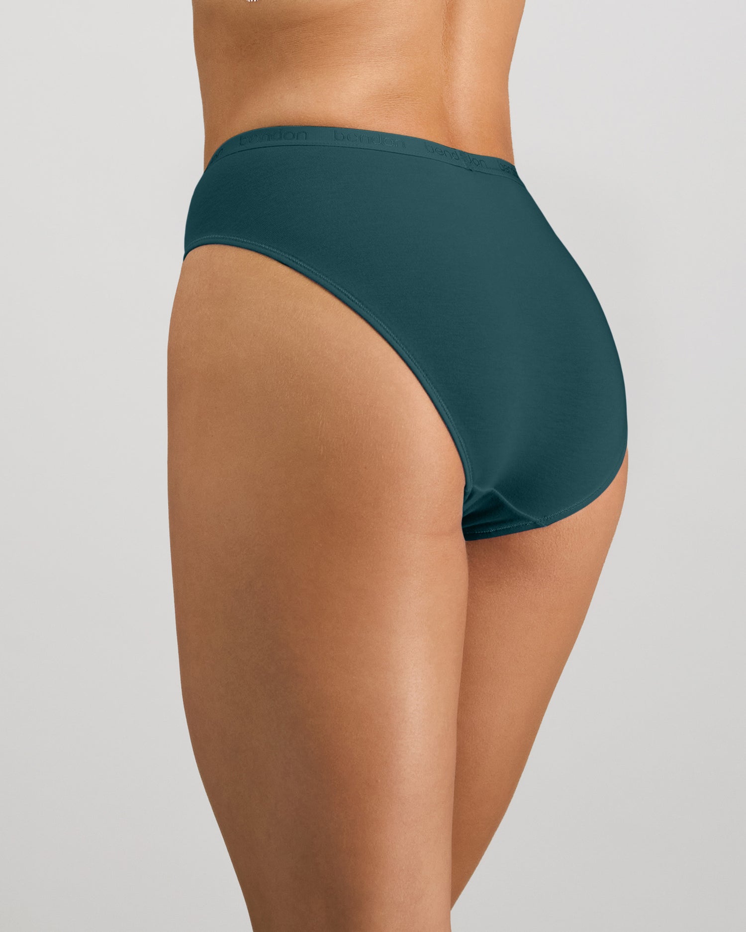 Body Cotton Bikini in MEDITERRANEA. Flat lay back view