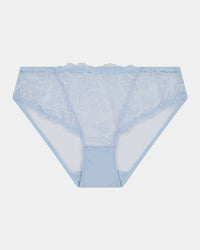 Billie Bikini in OMPHALODES. Flat lay front view