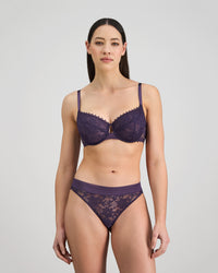 Jessie Thong in PURPLE VELVET. Feature shot
