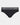 Cotton Low-Rise Mens Brief in BLACK. Flat lay front view