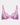 Sweetheart Underwire Bra in FUCHSIA PINK. Flat lay front view