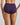Model wears Body Cotton Full Brief in PURPLE VELVET. On body back view