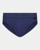 Bamboo Mens Brief in VINTAGE INDIGO. Flat lay front view