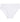 Body Cotton High Cut Brief in WHITE. Flat lay front view