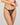 Model wears Romilly Thong in BLACK. On body side view