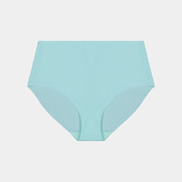No Show Full Brief in BLUE LIGHT. Flat lay front view