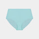 No Show Full Brief in BLUE LIGHT. Flat lay front view