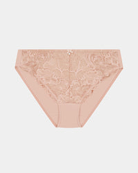 Embrace Bikini in LATTE. Flat lay front view