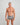 Model wears High Tech Cotton Mens Trunk in GREY MARL. On body front view