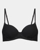 Simply Me Contour Bra in BLACK. Flat lay front view