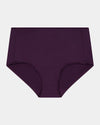 Au Naturel Full Brief in PLUM PERFECT. Flat lay front view