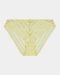 Lola Bikini in LEMON MERINGUE. Flat lay front view
