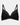 Chloe Underwire Bra in BLACK. Flat lay front view