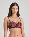 Model wears Sofia Contour Bra in FIG. On body side view