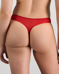 Model wears Lorna Thong in SALSA. On body back view