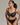 Coral Underwire Bra in BLACK. Feature shot