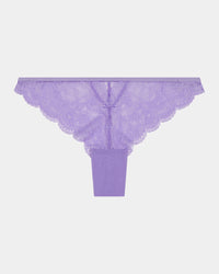 Shelly Brazilian in LAVENDER. Flat lay front view