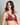 Model wears Embrace Contour Bra in OXBLOOD RED. On body side view