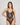 Model wears Layla Bodysuit in BLACK. On body front view