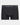 Cotton Classics Mens Trunk in BLACK. Flat lay front view