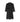 Noele Robe in BLACK. Flat lay front view
