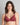 Model wears Embrace Contour Bra in OXBLOOD RED. On body front view