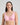 Model wears Charlotte Underwire Bra in FAIRY TALE. On body front view