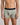 Model wears Everyday Essential Mens Trunk in ICEBERG GREEN. On body front view