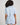 Model wears Whisper Weave Short Pj Set in SKYWAY. On body back view