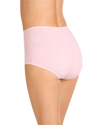 Model wears Freestyle Full Brief in CRADLE PINK. On body back view