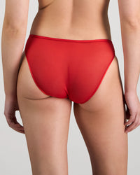 Model wears Laura Bikini in SALSA. On body back view