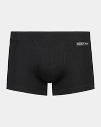 New Era Modal Mens Trunk in BLACK. Flat lay front view