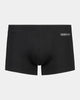 New Era Modal Mens Trunk in BLACK. Flat lay front view