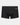 New Era Modal Mens Trunk in BLACK. Flat lay front view