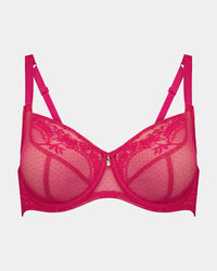 Wild Bloom Underwire Bra in JAZZY. Flat lay front view