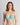 Model wears Stripe Elastic & Papertouch Push Up Bra in PORCELAIN. On body front view