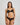 Lace Impact Contour Bra in BLACK. Flat lay back view