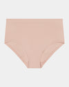 Seamless Soft Full Brief in LATTE. Flat lay front view