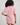 Model wears Cabana Stripe Short Pj Set in CANDY CANE. On body back view