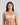 Model wears Extra-Ordinary Contour Bra in LATTE. On body front view