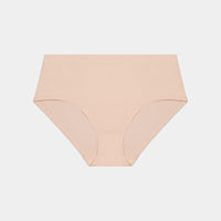 Seamless Full Brief in LATTE. Flat lay front view