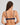 Model wears Sofia Underwire Bra in Medieval Blue. On body back view