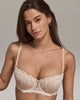 Sofia Contour Bra in CAMEO. Feature shot
