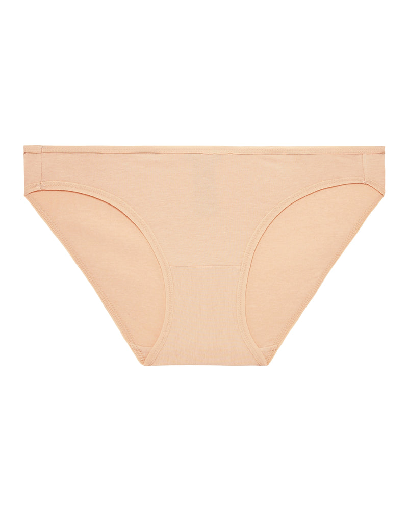 Clemence Bikini in LATTE. Flat lay front view