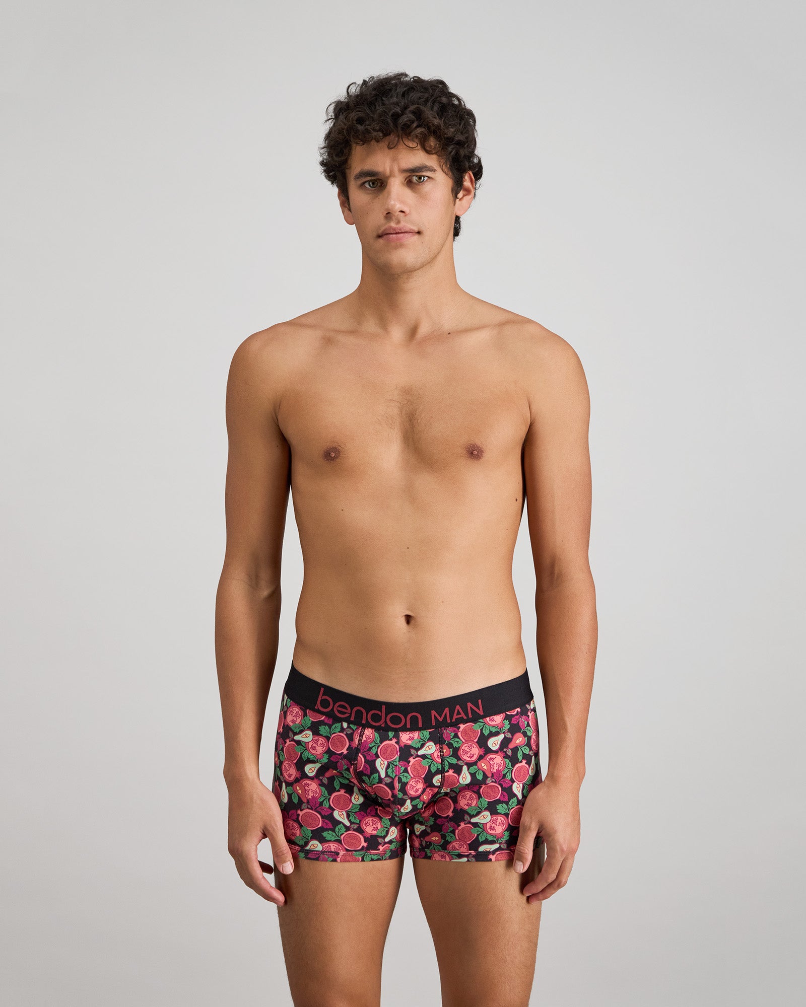 Retros Print Mens Trunk in SUMMER FRUITS PRINT. Feature shot