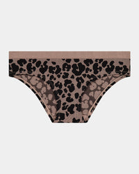 Seamless Jacquard Bikini in LEOPARD LOVER. Flat lay front view