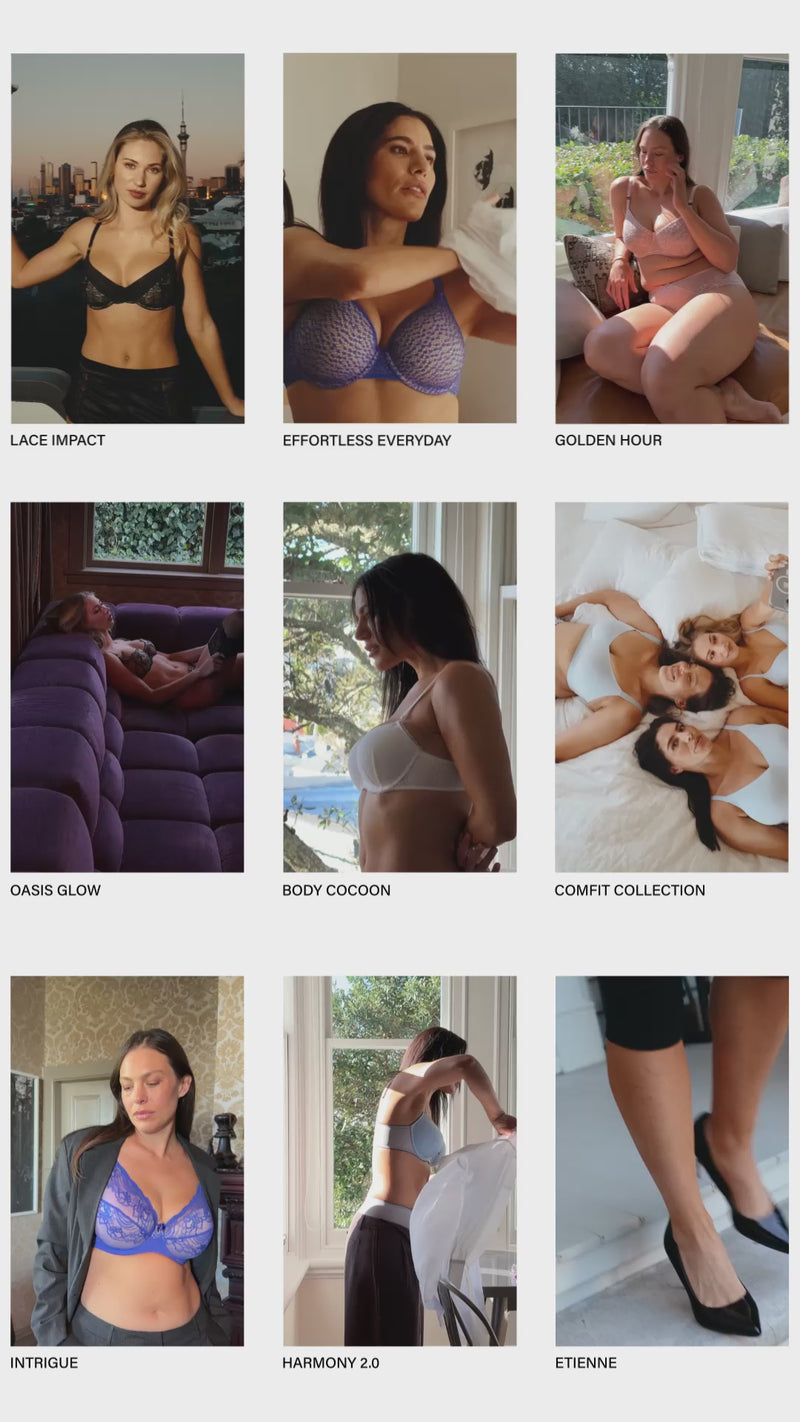 video montage of new season bras