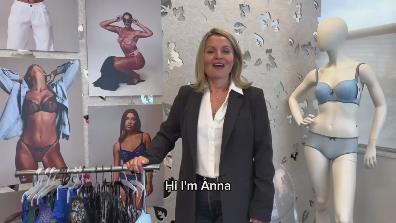 introduction video of ceo anna talking through the new season bras