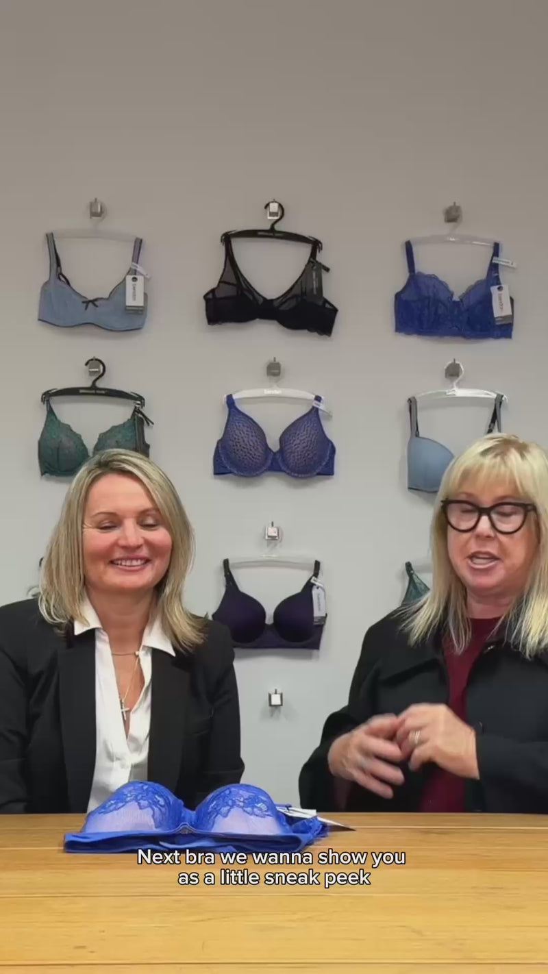 introduction video of ceo of bendon anna johnson and head of design kirsty mckweon showing new bra range intrigue