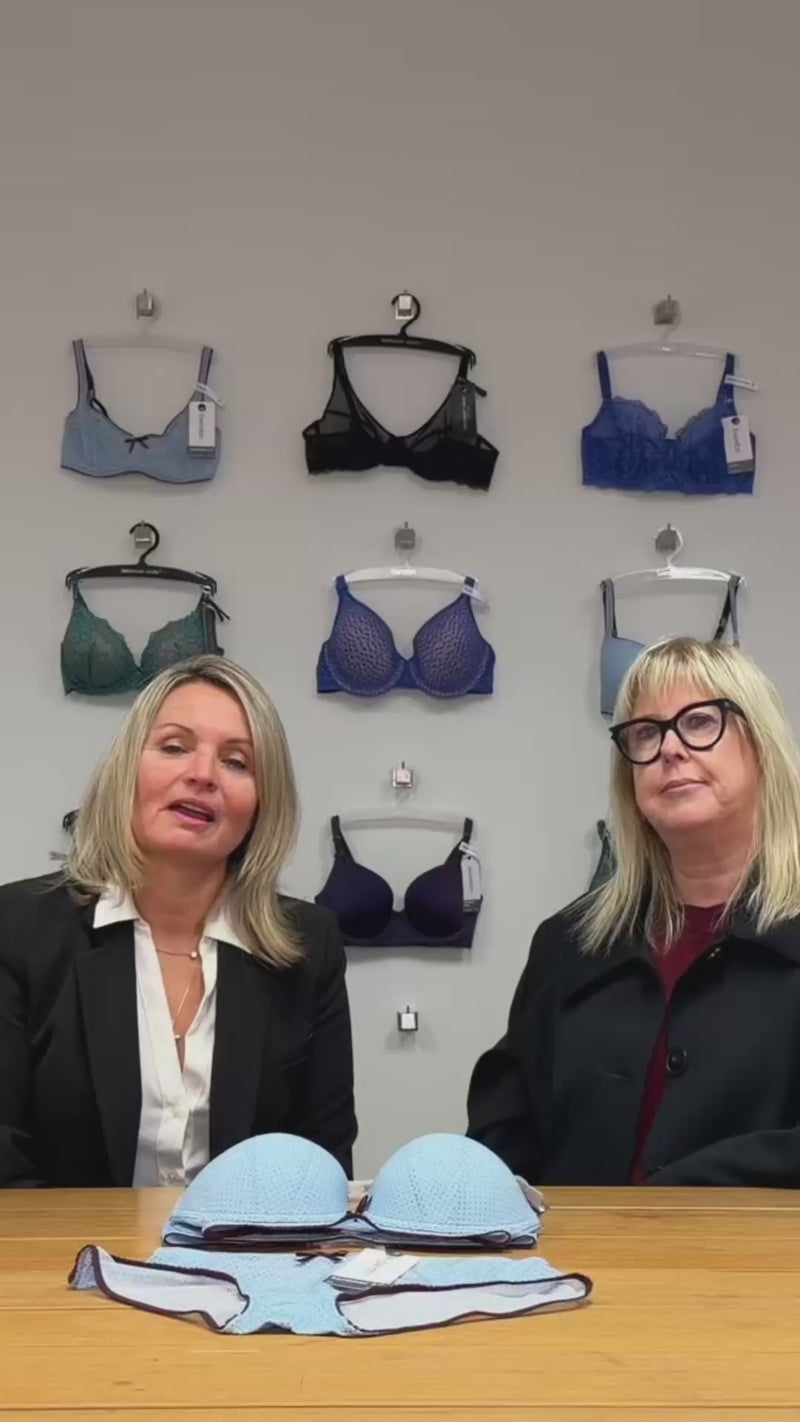 introduction video of ceo of bendon anna johnson and head of design kirsty mckweon showing new bra range harmony 2.0